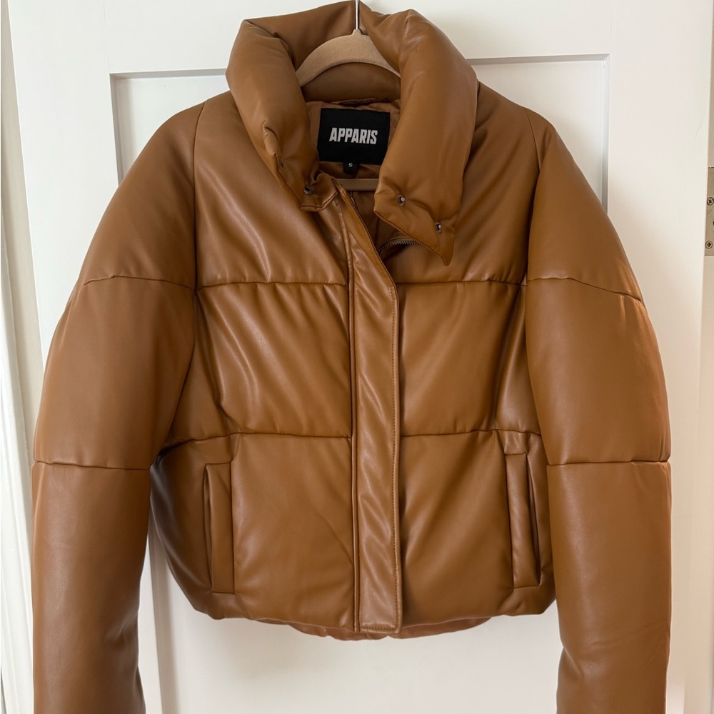 Apparis Women's Brown Puffer Jacket